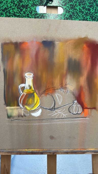 provence art peinture pastel